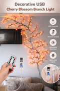 Cherry Blossom LED Light Decorative Tree Lamp for Bedroom & Home Decor